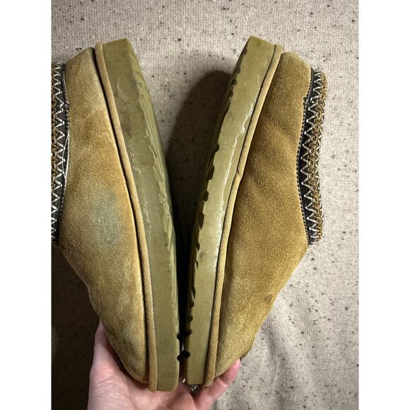 Men’s UGG Tasman Slippers Chestnut Size 12 Well Loved Classic Comfort - Picture 4 of 8